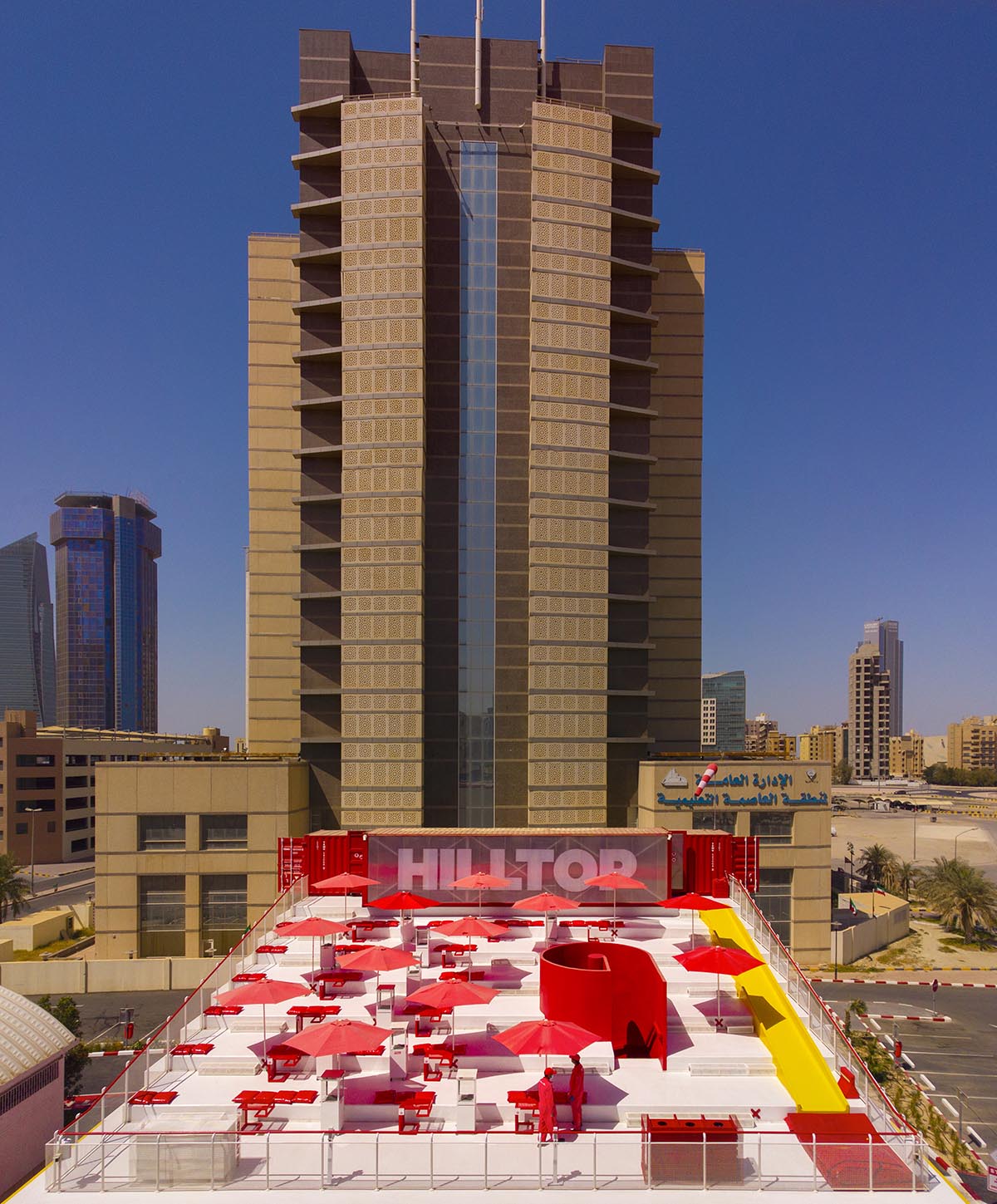 TAEP/AAP creates restaurant featuring a multifunctional grand canopy in Kuwait 