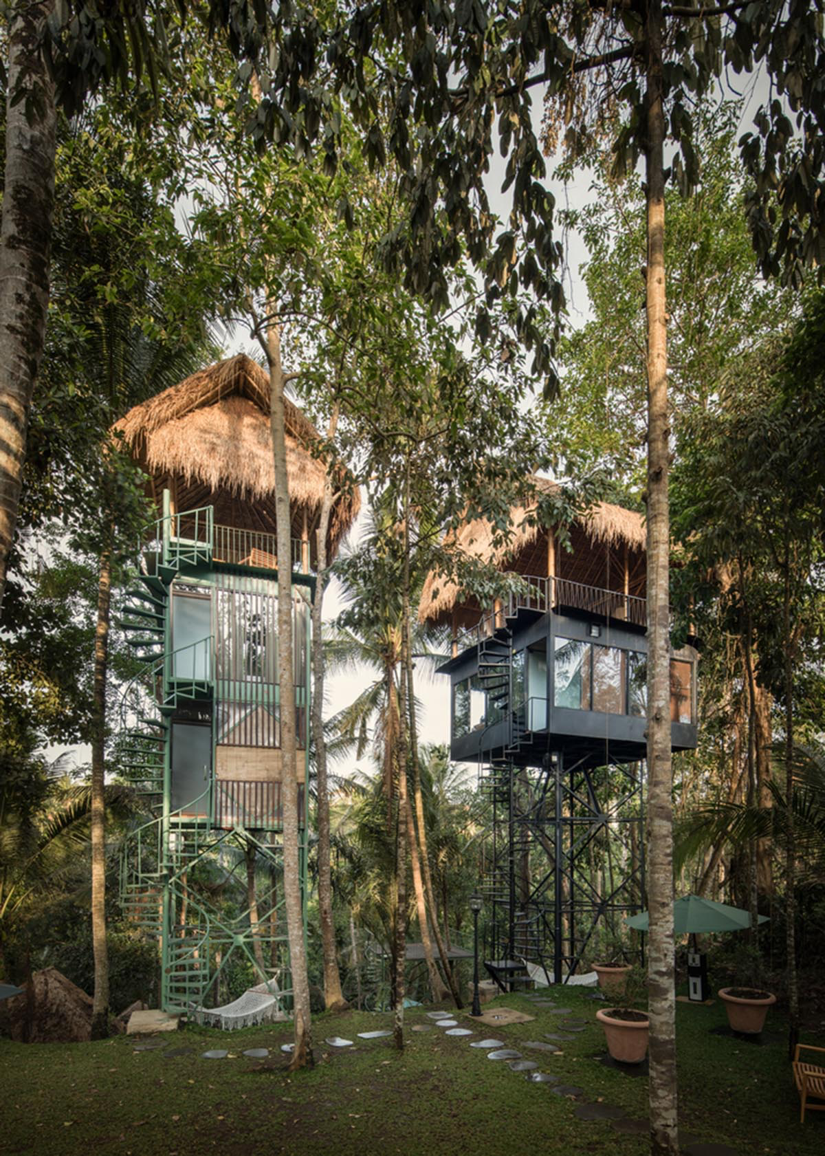 Alexis Dornier's treetop boutique hotels are built with light materials and minimum footprint