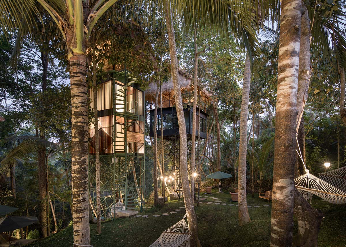Alexis Dornier's treetop boutique hotels are built with light materials and minimum footprint