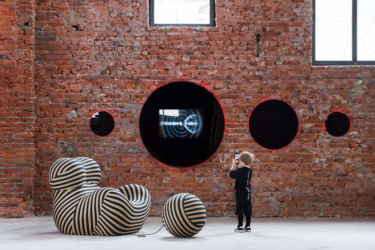 Geometrix Design transforms historic brick building into a large event and public space in Moscow