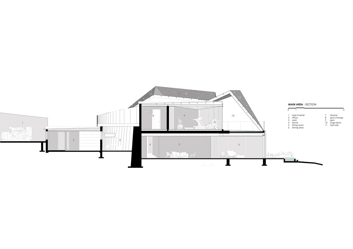 Fox Browne Creative and Jack Alexander design pavilion-like steel lodges on a desert of Namibia