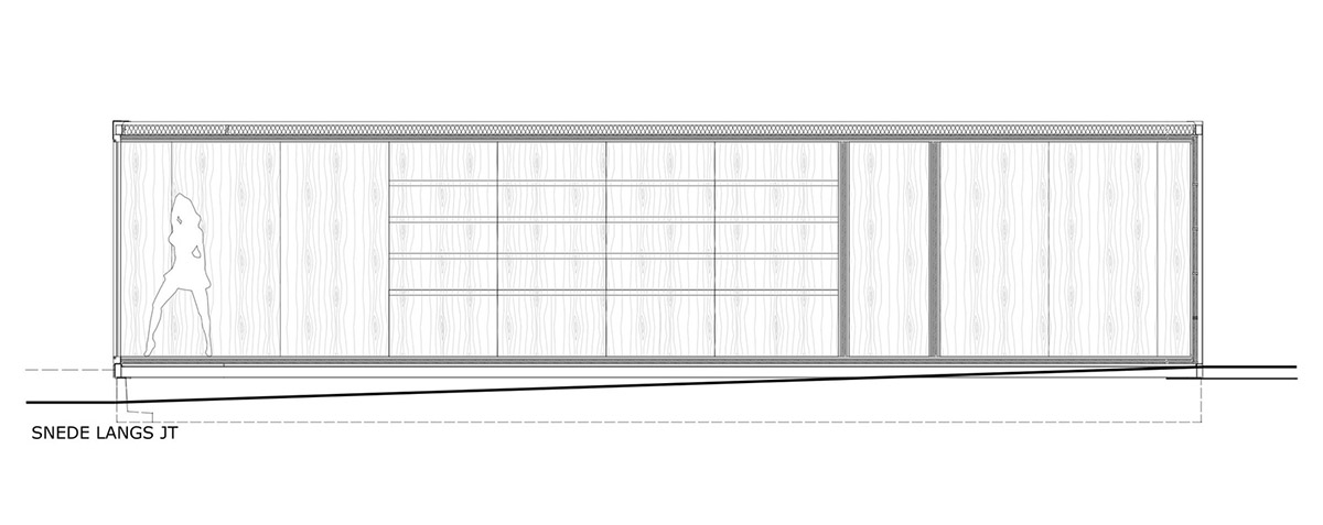 TOOP architectuur uses old shipping containers to convert them into architects' studio in Belgium