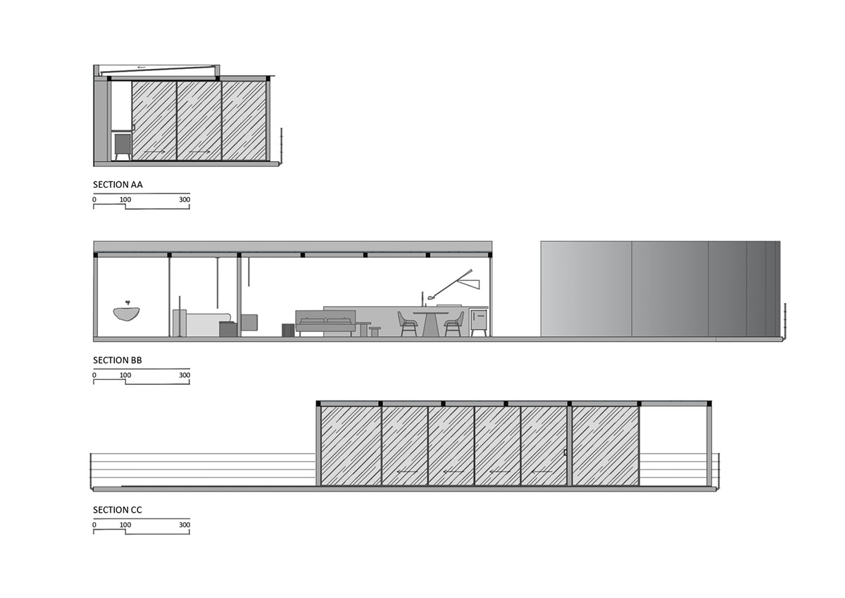 Piacesi Arquitetos Associados suspends refuge cabin with light and curved structures within a forest