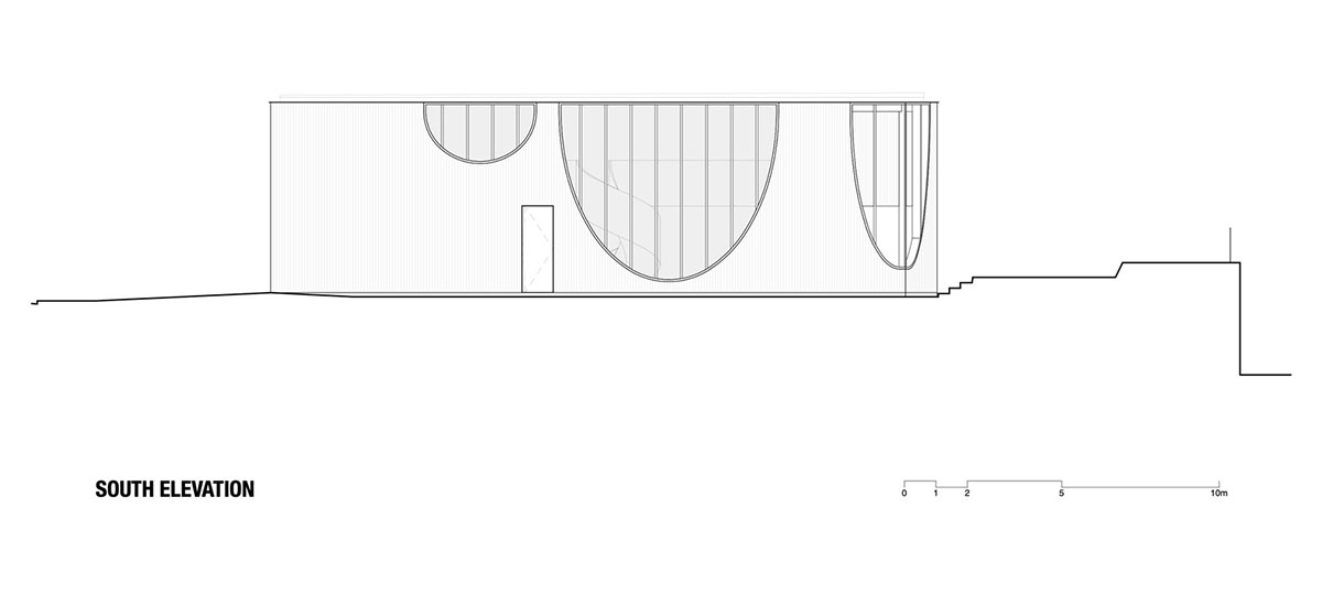 Chenchow Little Architects creates arched cut-outs for residence referencing to old Victorian houses