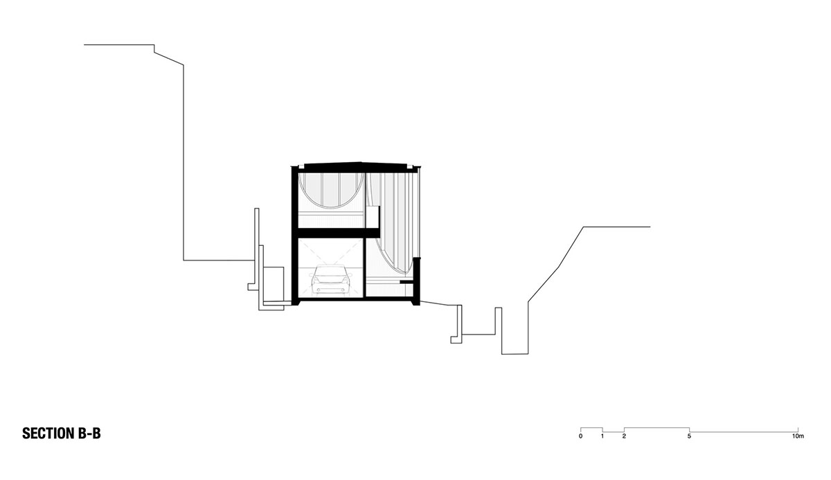 Chenchow Little Architects creates arched cut-outs for residence referencing to old Victorian houses