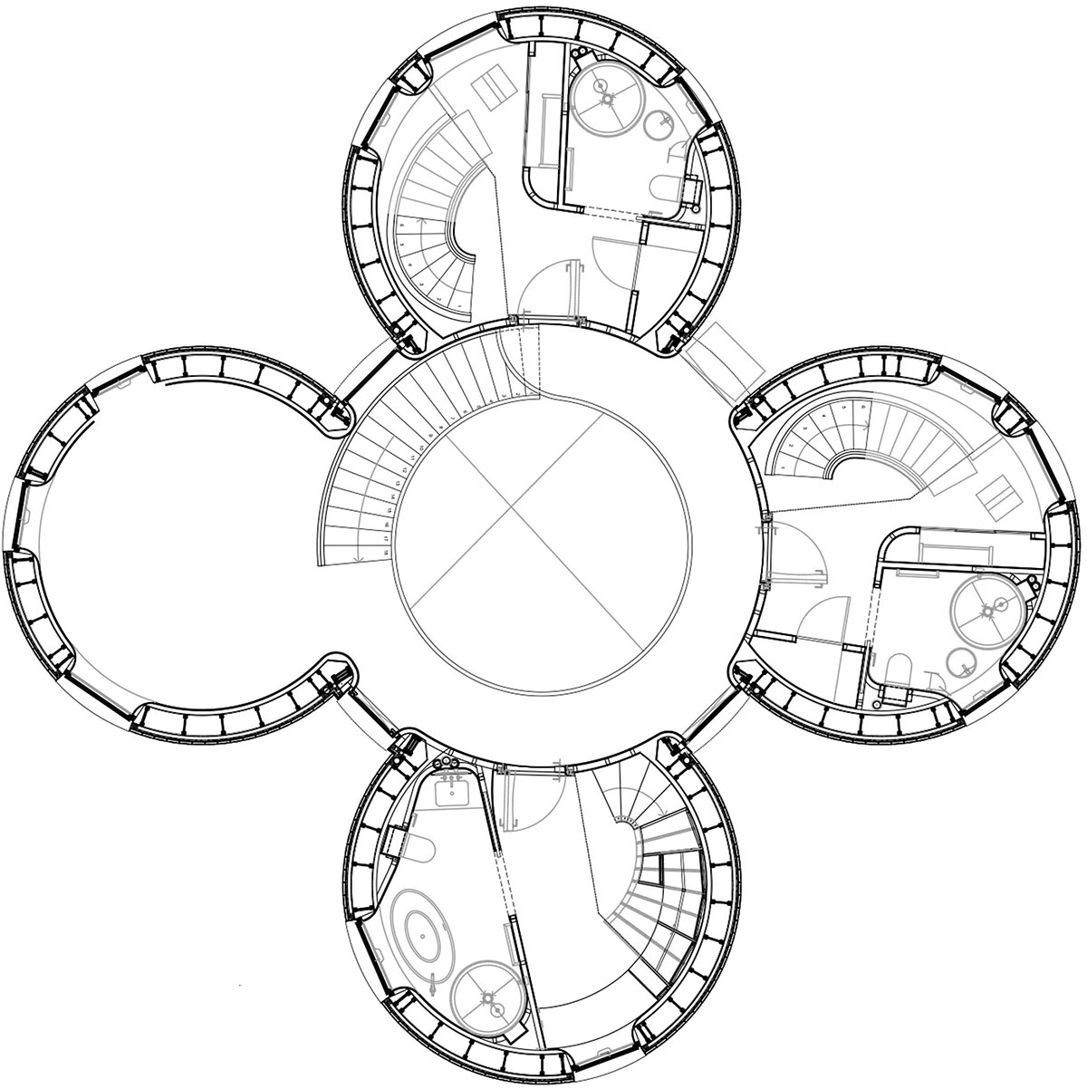 ACME creates five-tower residence inspired by traditional Kent oast houses