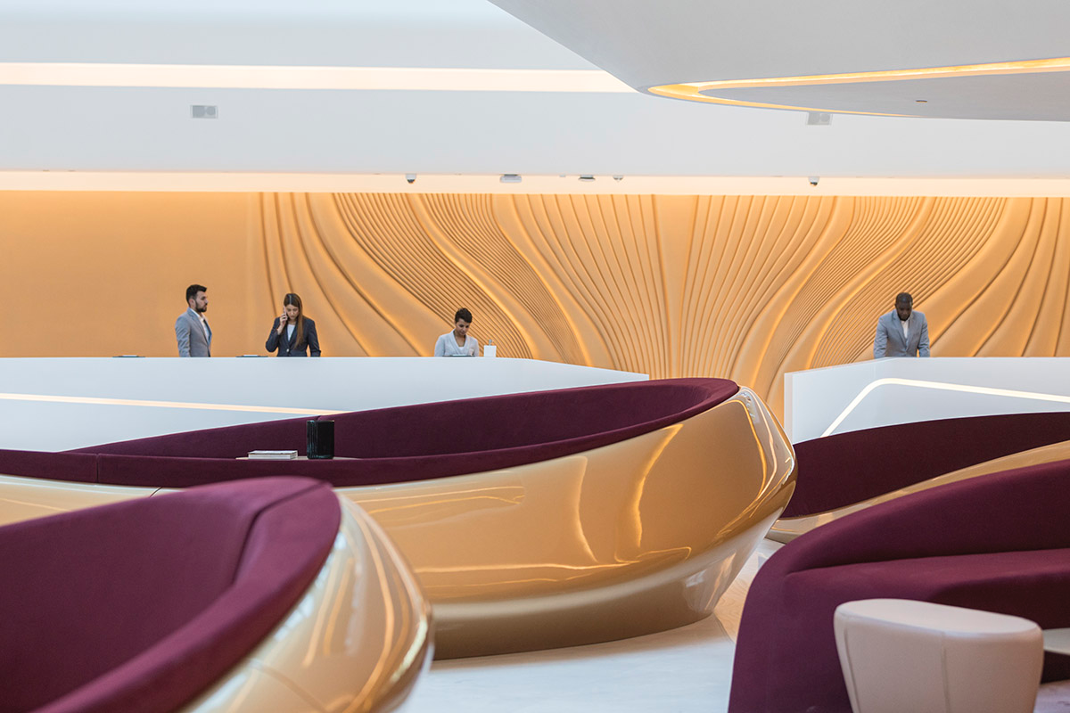 Zaha Hadid Architects' Opus Hotel in Dubai recaptured in photographs by Laurian Ghinitoiu