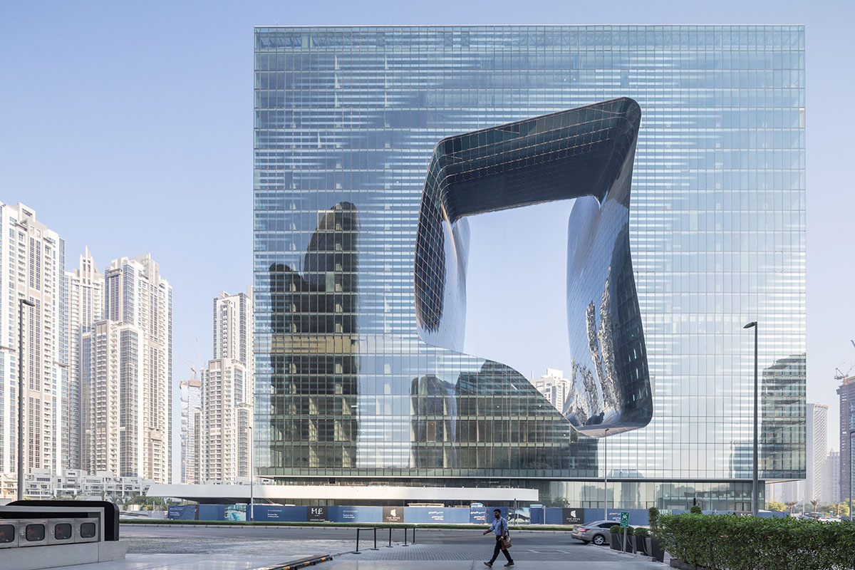 Zaha Hadid Architects' Opus Hotel in Dubai recaptured in photographs by Laurian Ghinitoiu