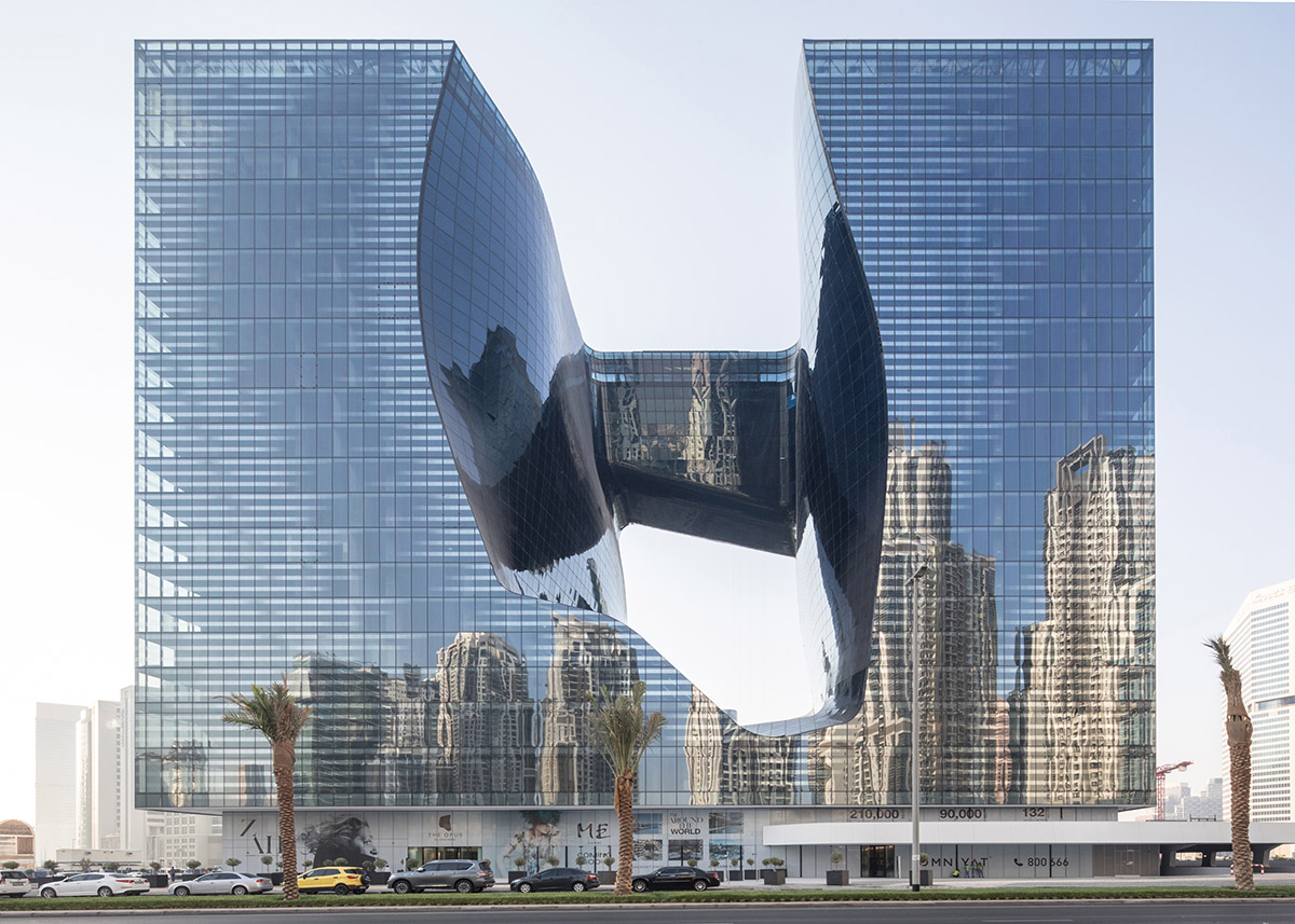 Zaha Hadid Architects' Opus Hotel in Dubai recaptured in photographs by Laurian Ghinitoiu