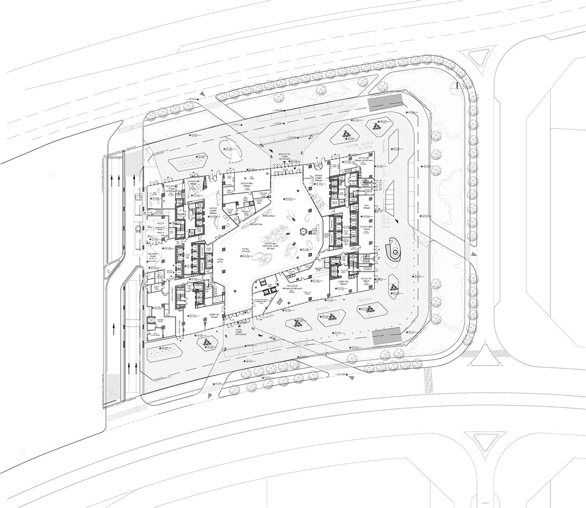 Zaha Hadid Architects' Opus Hotel in Dubai recaptured in photographs by Laurian Ghinitoiu