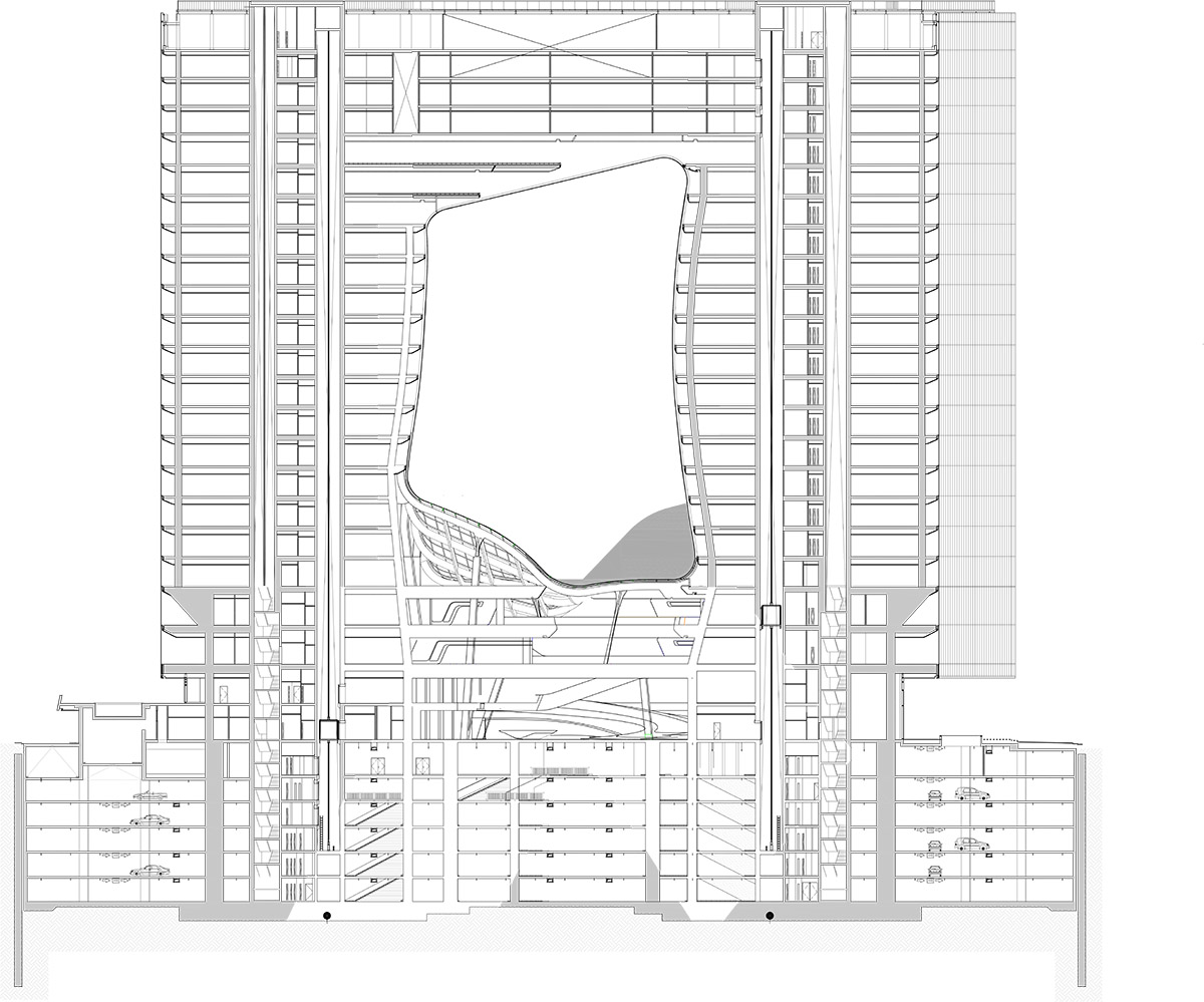 Zaha Hadid Architects' Opus Hotel in Dubai recaptured in photographs by Laurian Ghinitoiu