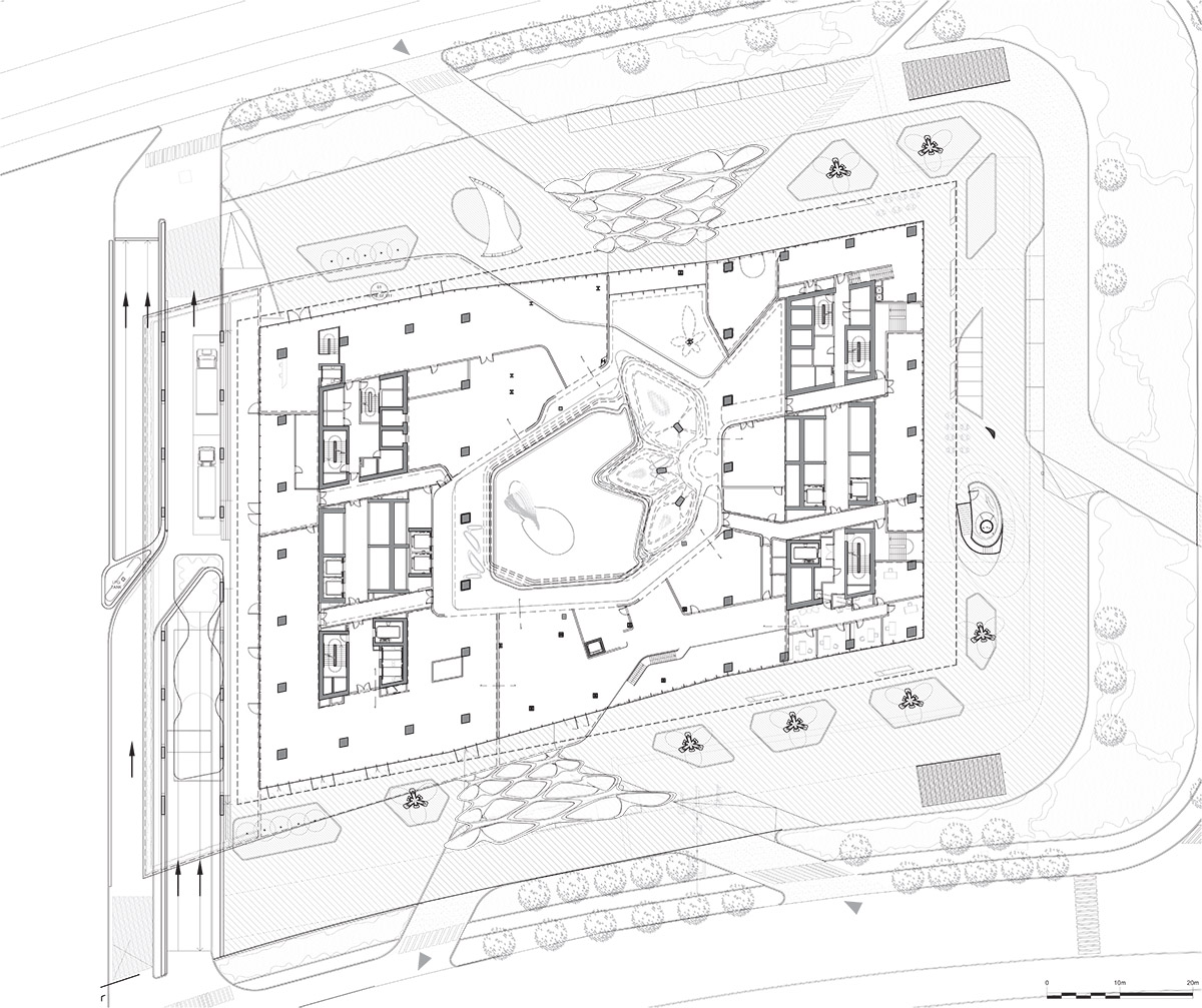 Zaha Hadid Architects' Opus Hotel in Dubai recaptured in photographs by Laurian Ghinitoiu