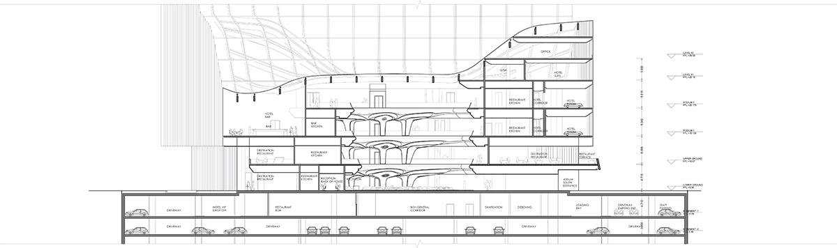 Zaha Hadid Architects' Opus Hotel in Dubai recaptured in photographs by Laurian Ghinitoiu