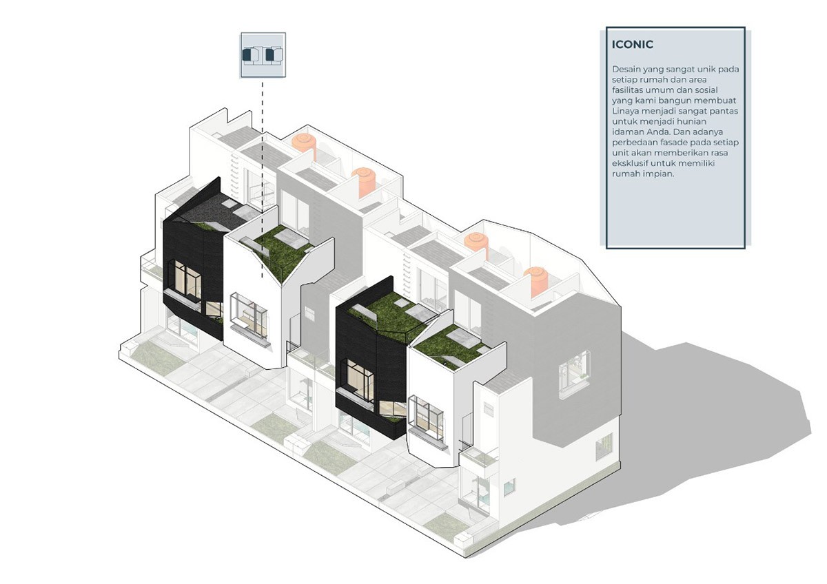 Delution designs a bold addition in a narrow plot in Indonesia