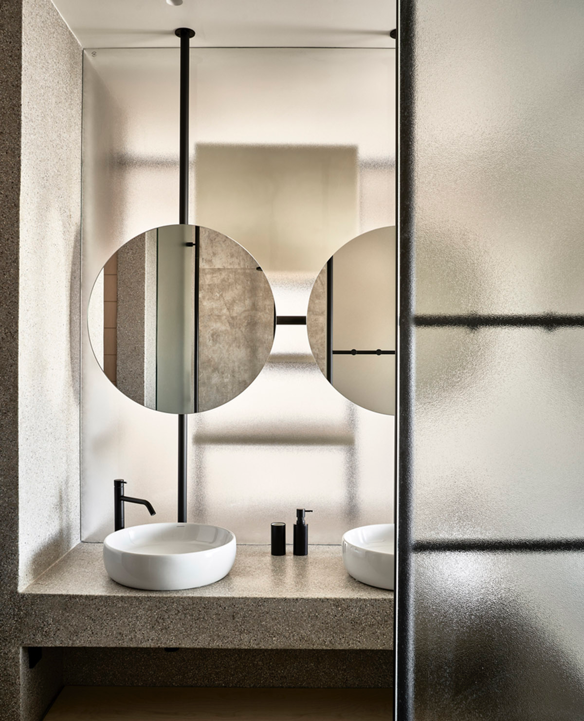 K-Studio converts historic winery complex into industrial-looking seaside hotel in Kourouta, Greece