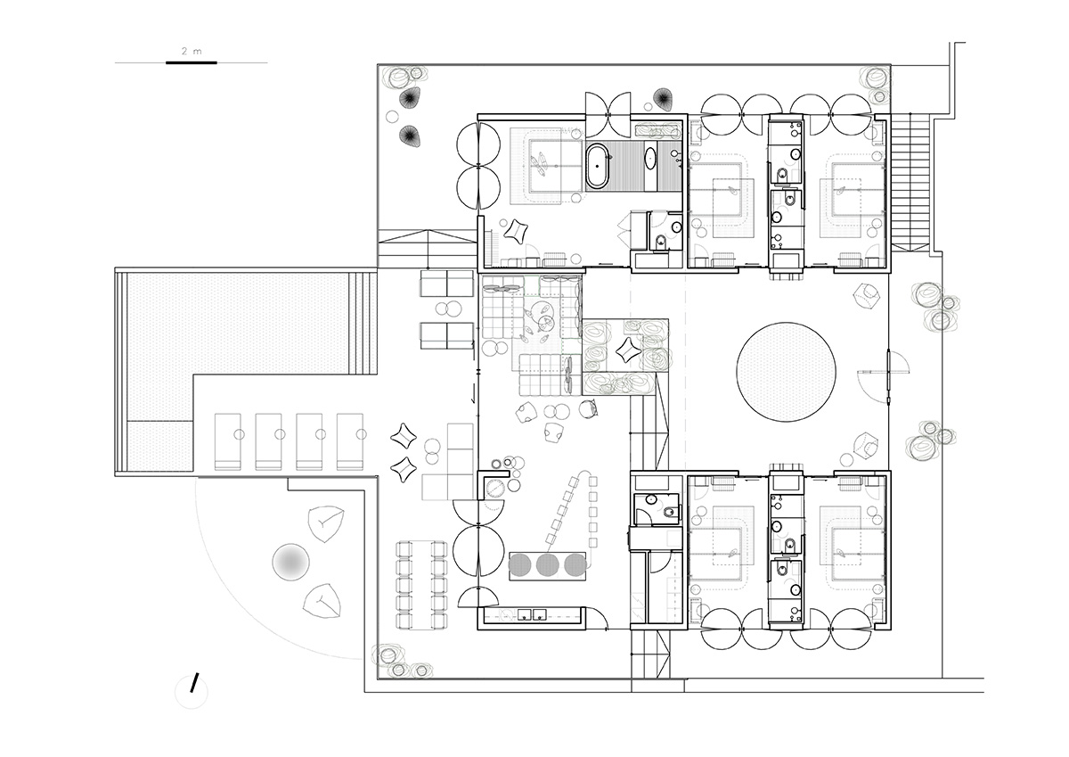 Refuel Works and Formafatal complete Art Villa addressing to colorfulness of Costa Rican jungle