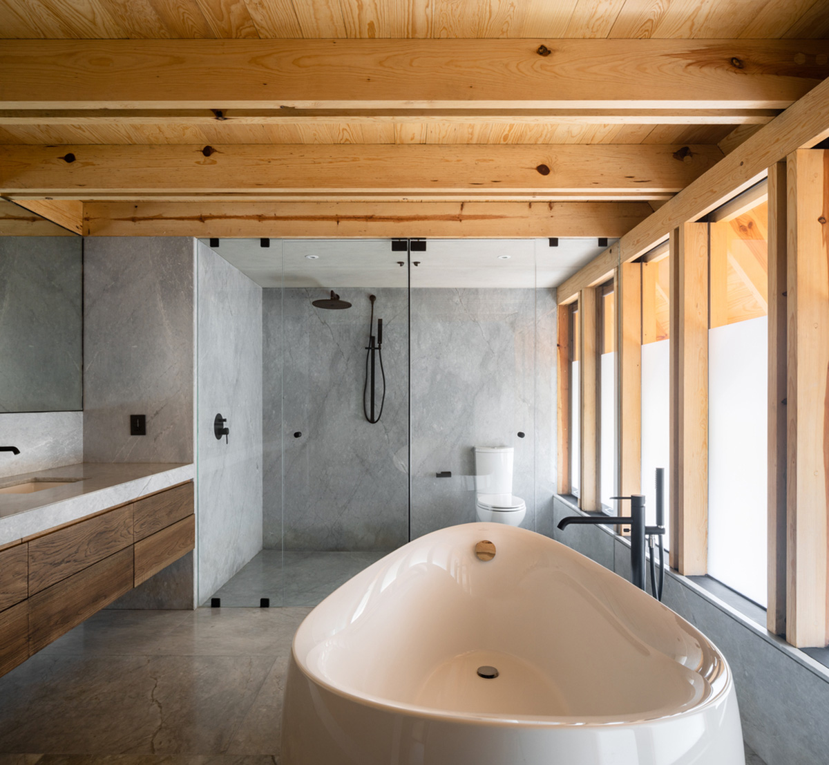 Estudio MMX designs club house creating diagonal landscaped spaces in Mexico