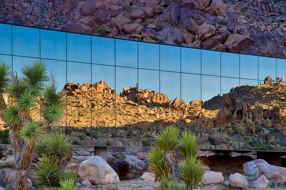 Film producer Chris Hanley's Invisible House reflects its surrounding desert landscape