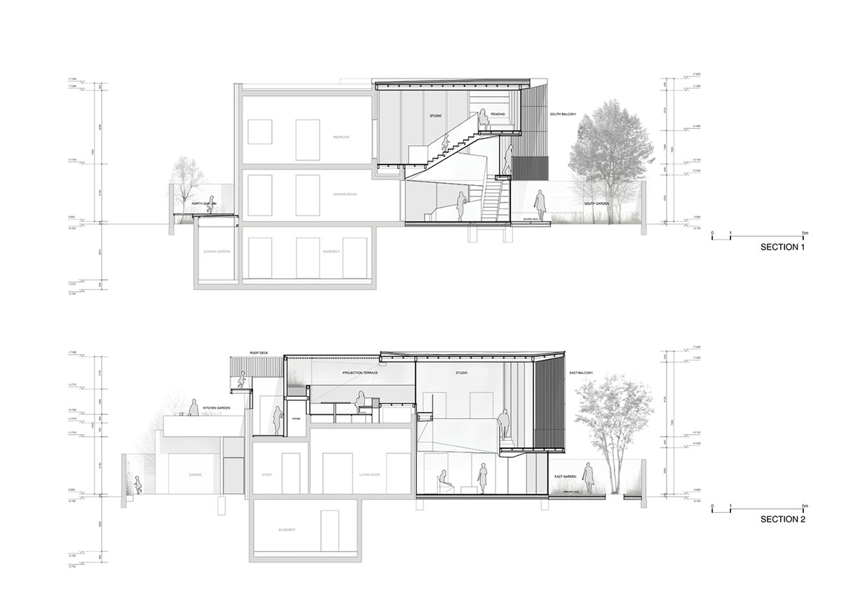 reMIX Studio combines new program of all-white extension with continuous circulation in Beijing
