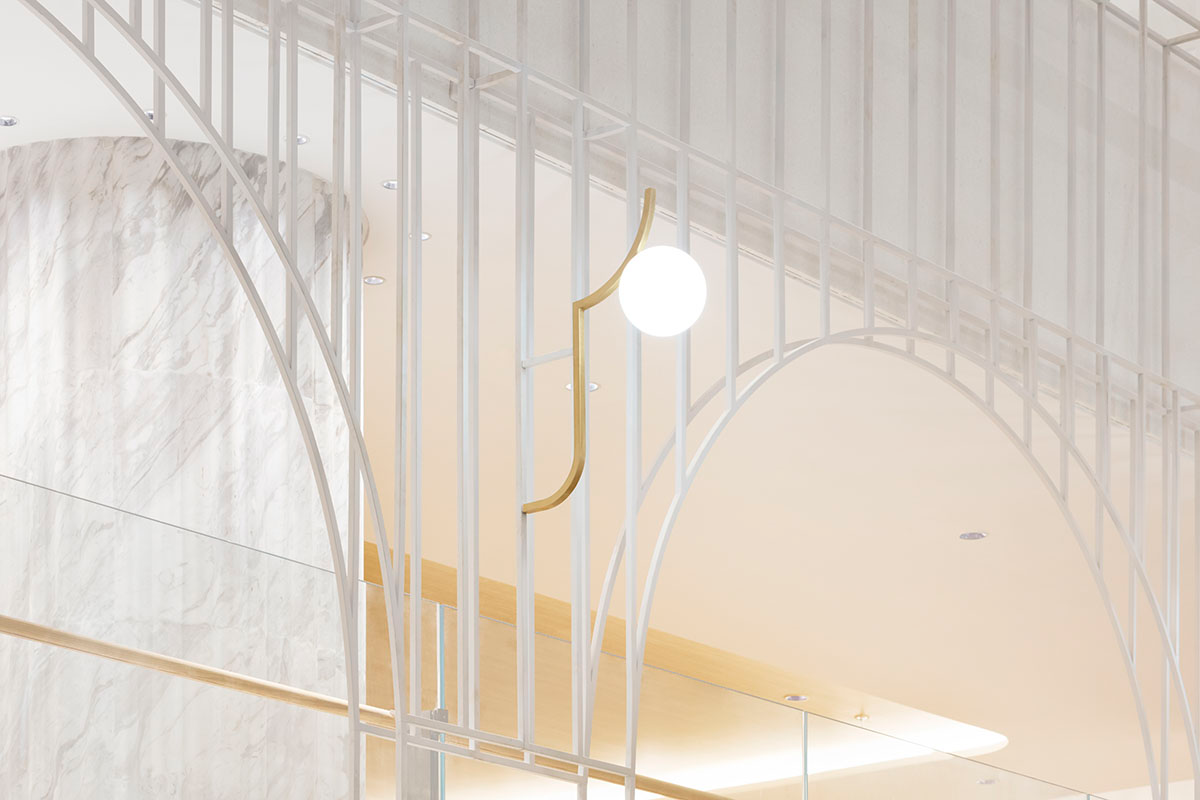 Nendo revives old Shanghai Times Square with aluminum screen that percolates on the facade