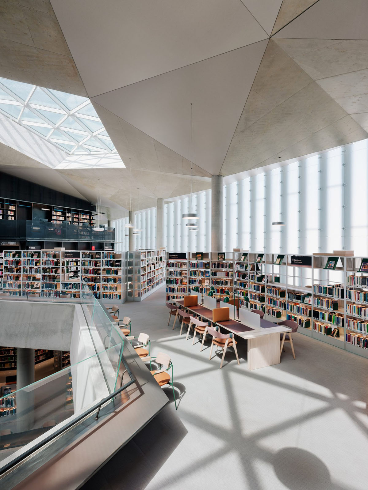 Atelier Oslo and Lundhagem complete Deichman Library with protruding volume in Oslo