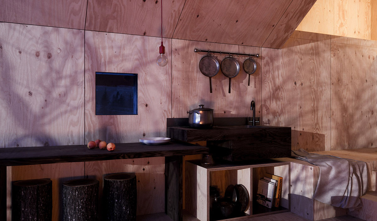 Gnocchi+Danesi architects designs tiny Mountain Refuge that can be built anywhere