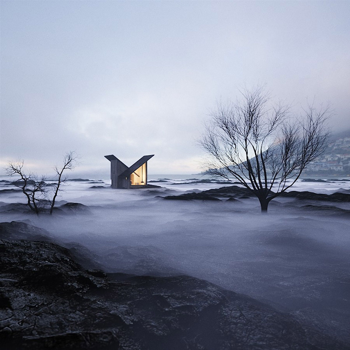 Gnocchi+Danesi architects designs tiny Mountain Refuge that can be built anywhere