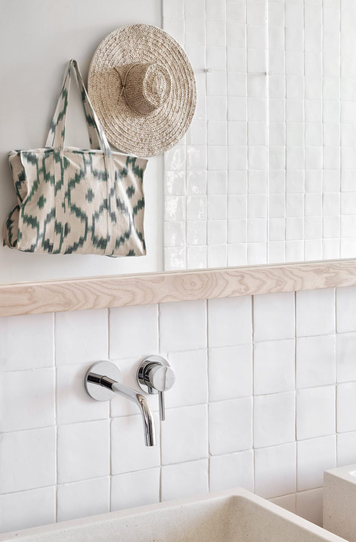 OHLAB's rural villa in Mallorca allows guests to frame natural surrounding under wattle pergola