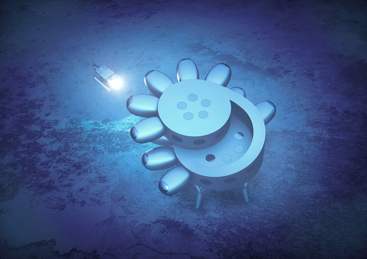 Yves Béhar reveals concept for the world's largest underwater habitat for Fabien Cousteau