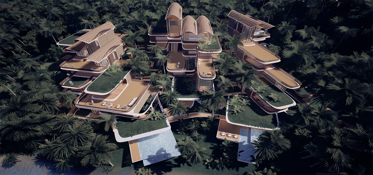 Zaha Hadid Architects designs residences made of modular system with sustainable timber in Honduras