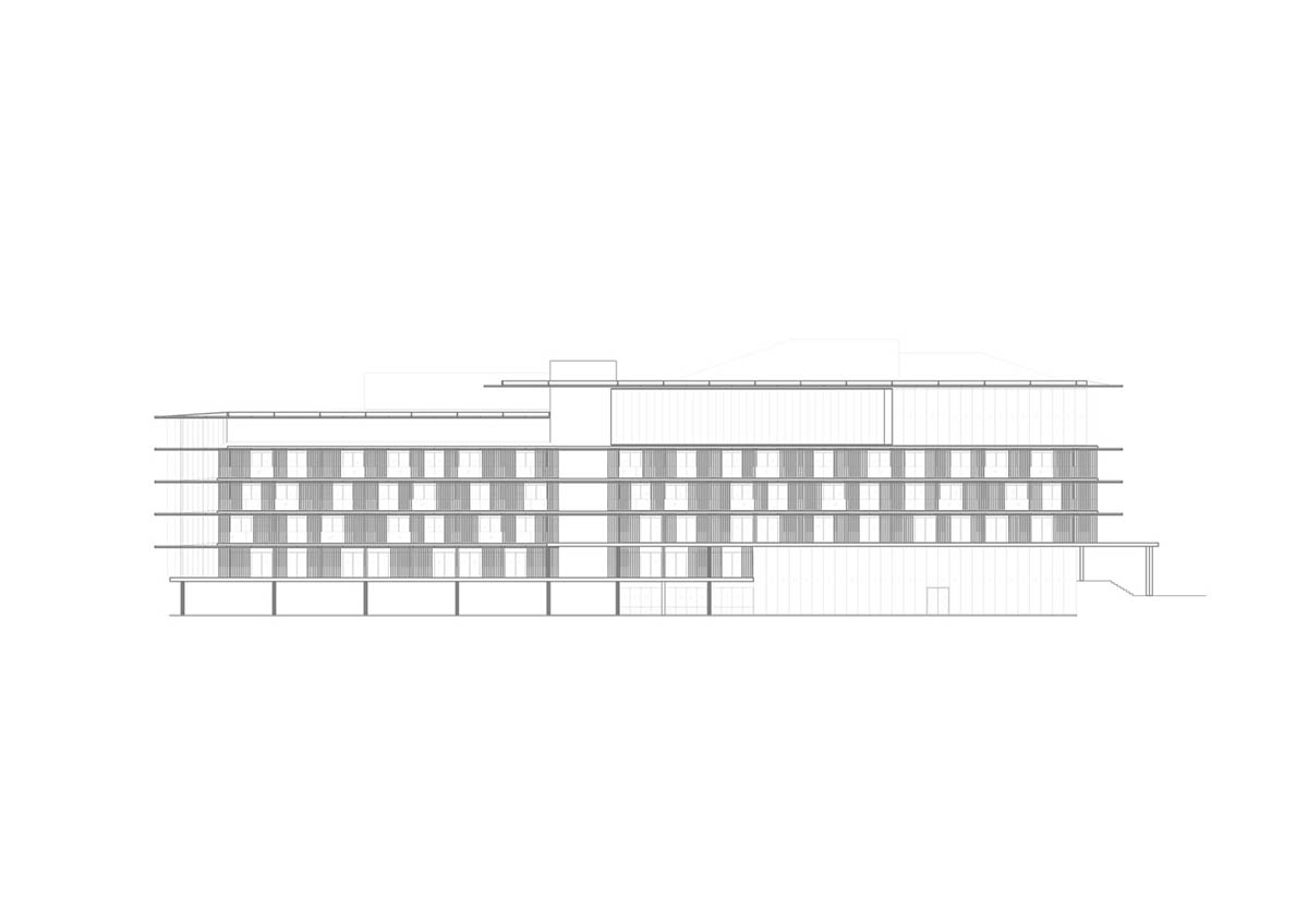 ACA Architects Combines Vertical Timber Screens With Cantilevered ...