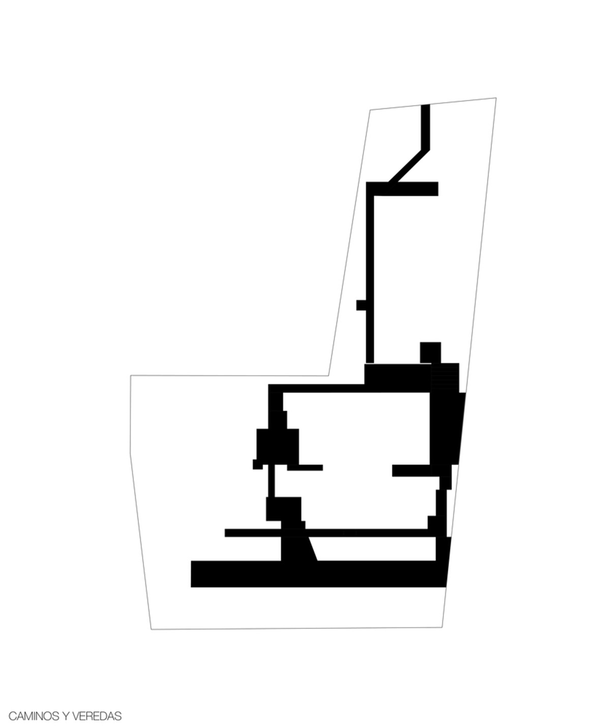 This gridded hotel made from pigmented concrete and volcanic stone sits on rugged terrain in Mexico