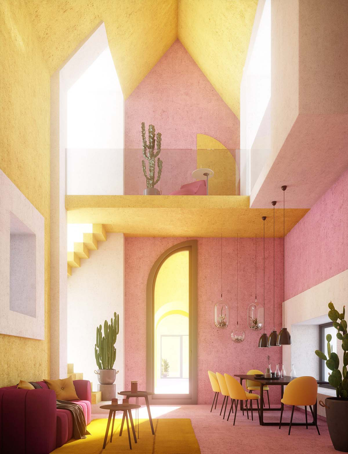 Art Village envisioned as cartoon-like place where people enjoy and don't feel in self-isolation