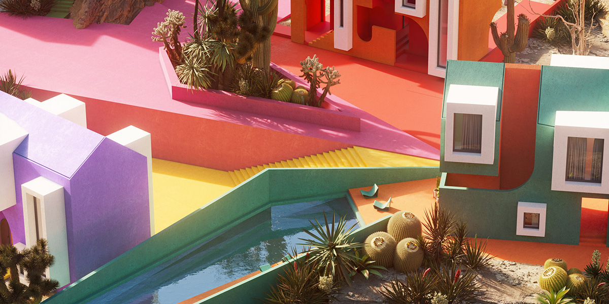 Art Village envisioned as cartoon-like place where people enjoy and don't feel in self-isolation