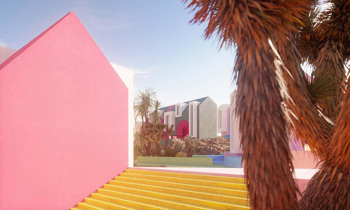 Art Village envisioned as cartoon-like place where people enjoy and don't feel in self-isolation