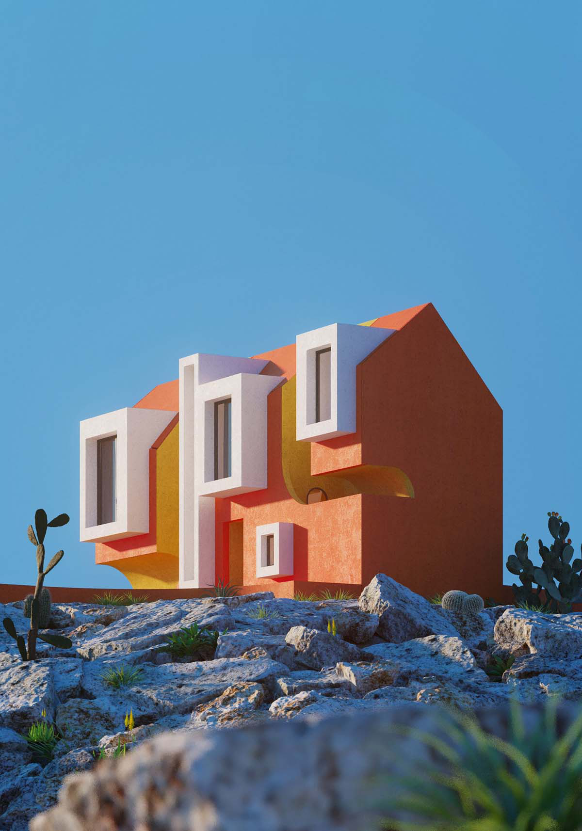 Art Village envisioned as cartoon-like place where people enjoy and don't feel in self-isolation