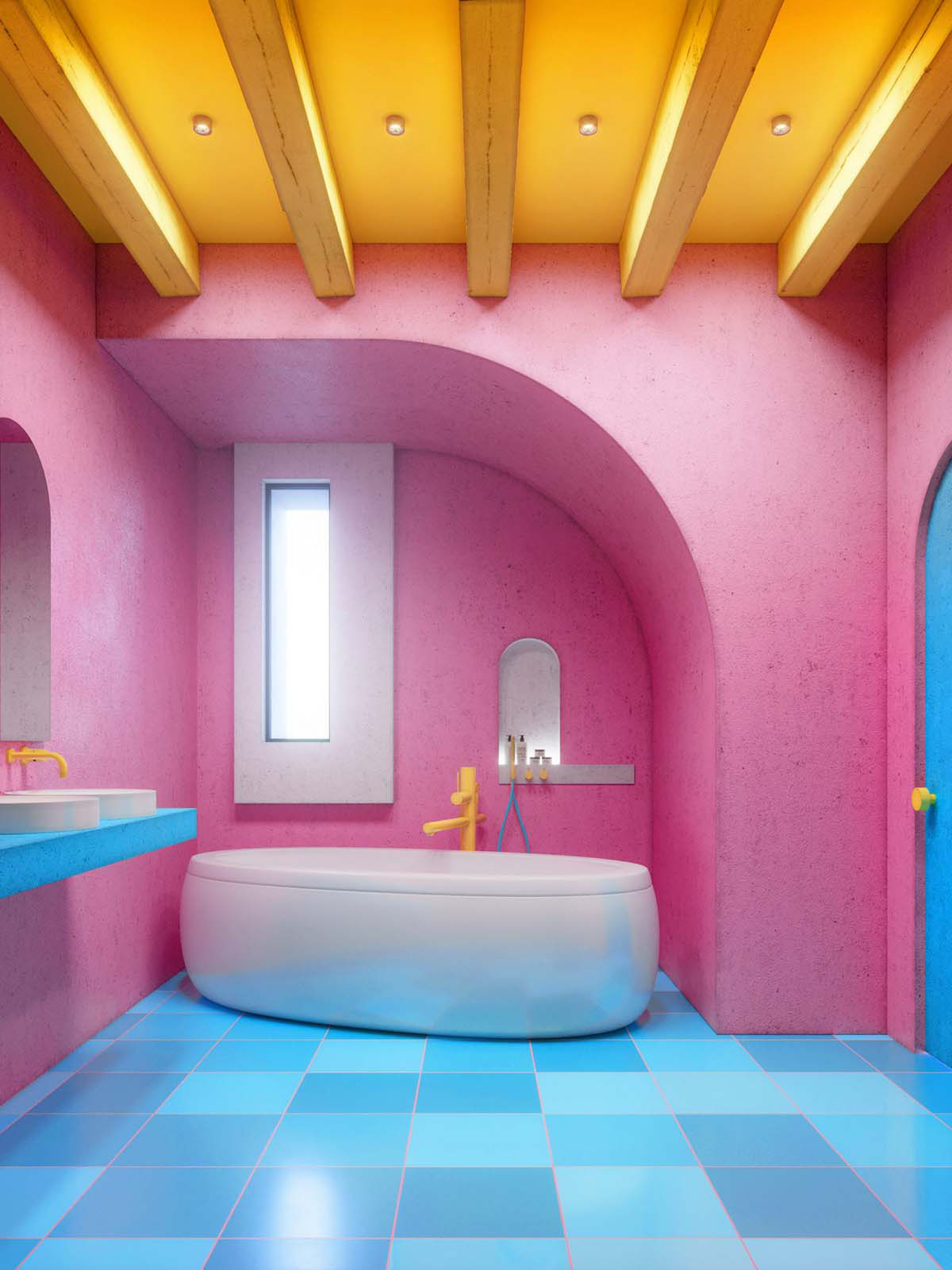 Art Village envisioned as cartoon-like place where people enjoy and don't feel in self-isolation