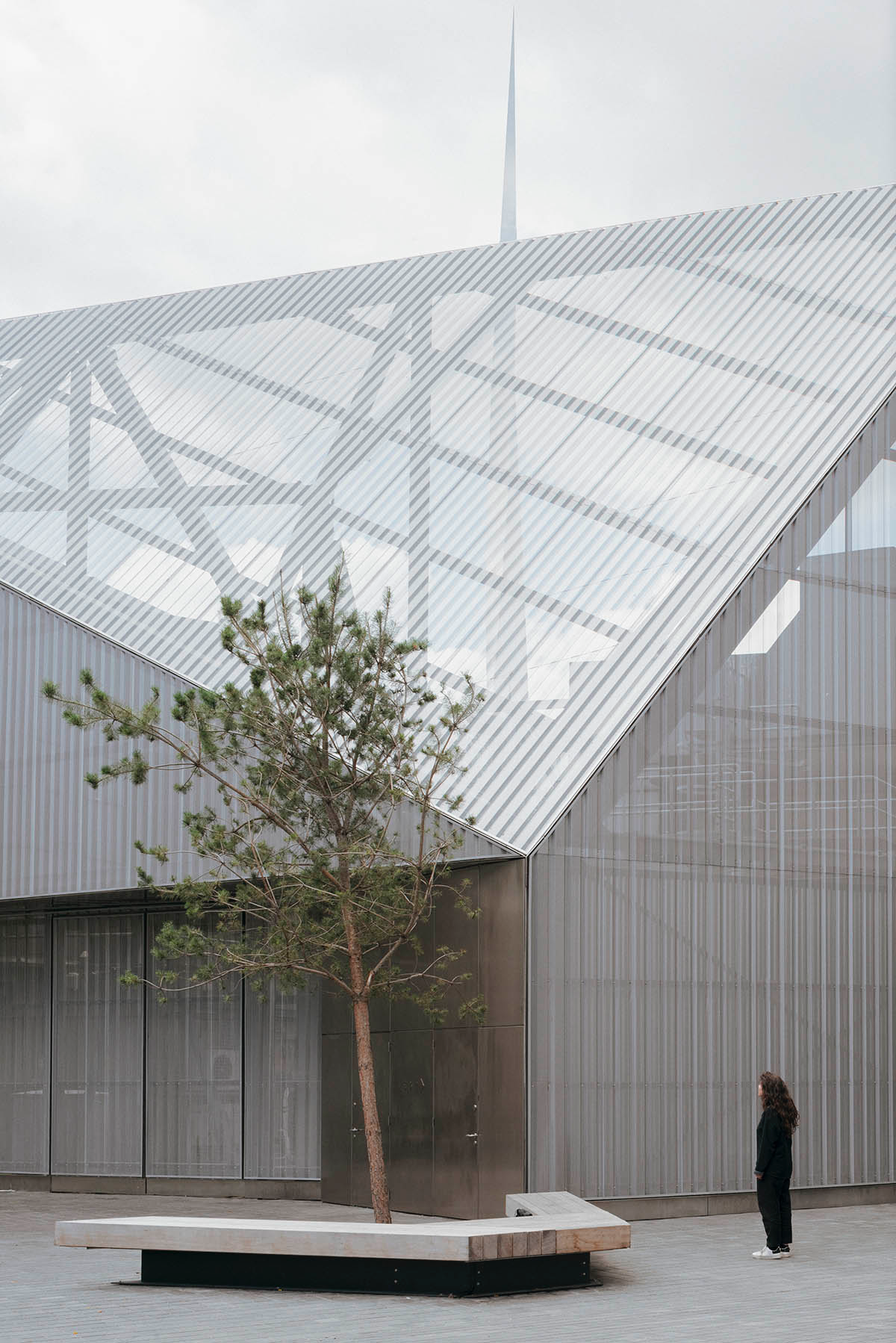 Neiheiser Argyros creates sculptural screen that camouflages London's underground vents