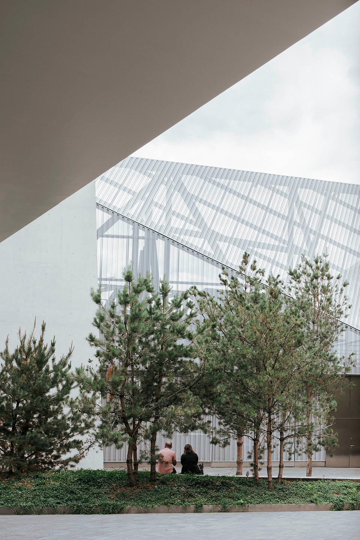 Neiheiser Argyros creates sculptural screen that camouflages London's underground vents