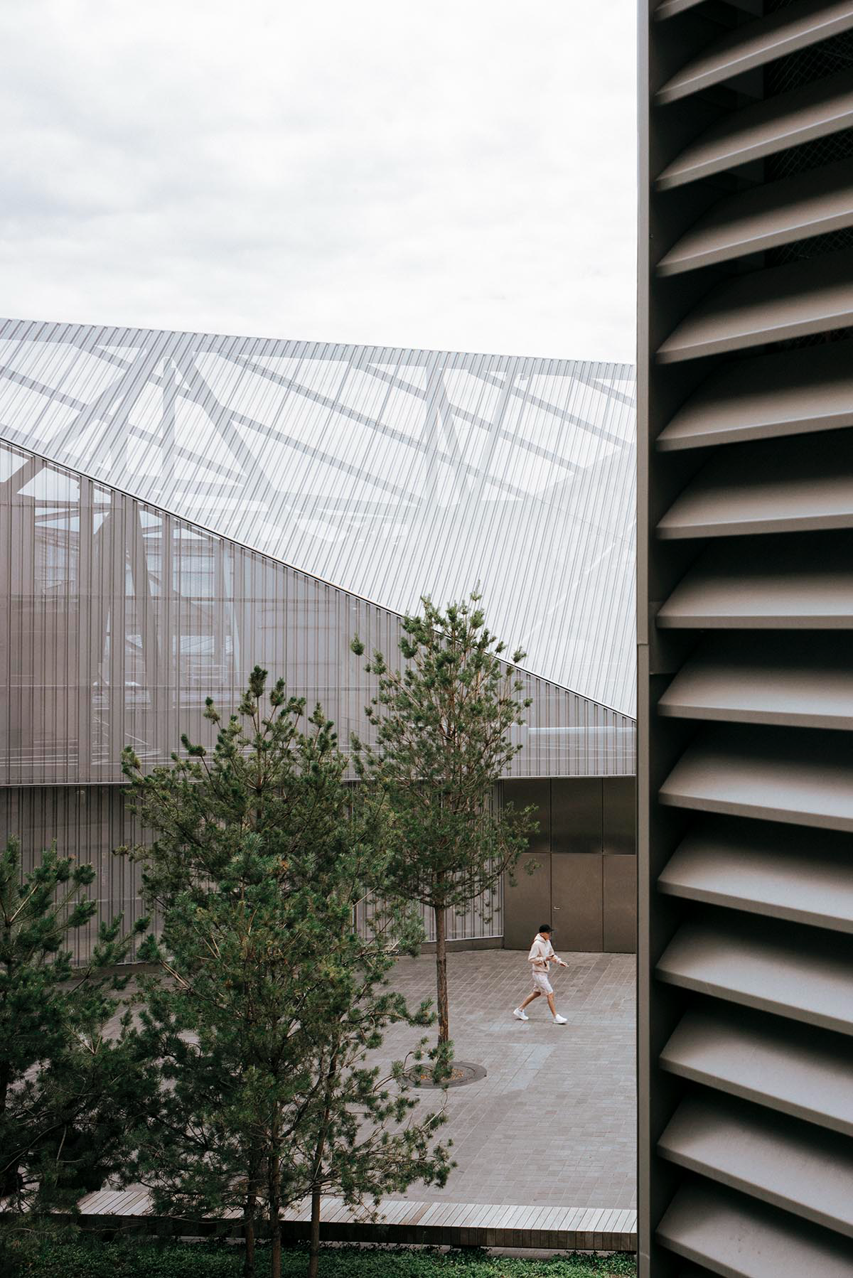 Neiheiser Argyros creates sculptural screen that camouflages London's underground vents