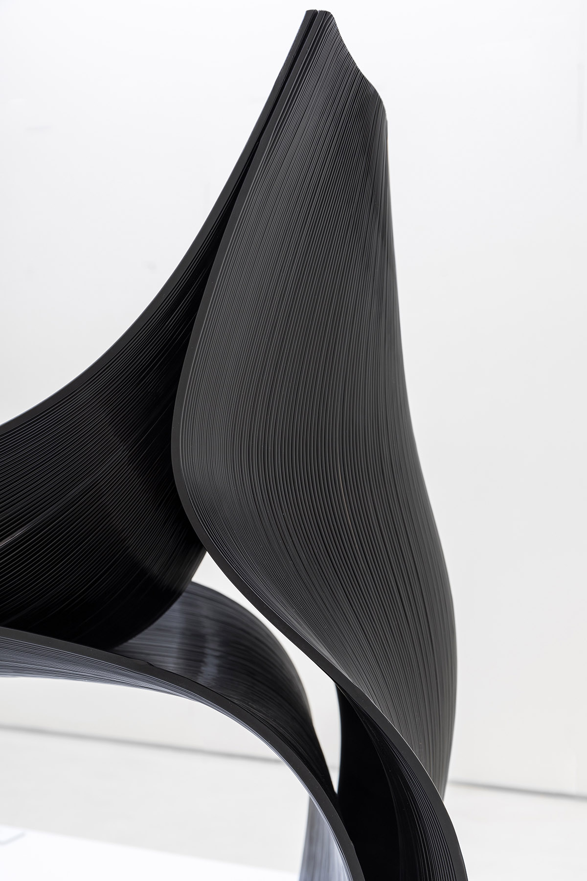 Zaha Hadid Architects' Bow and Rise chairs are on show at Milan Design Week for Nagami