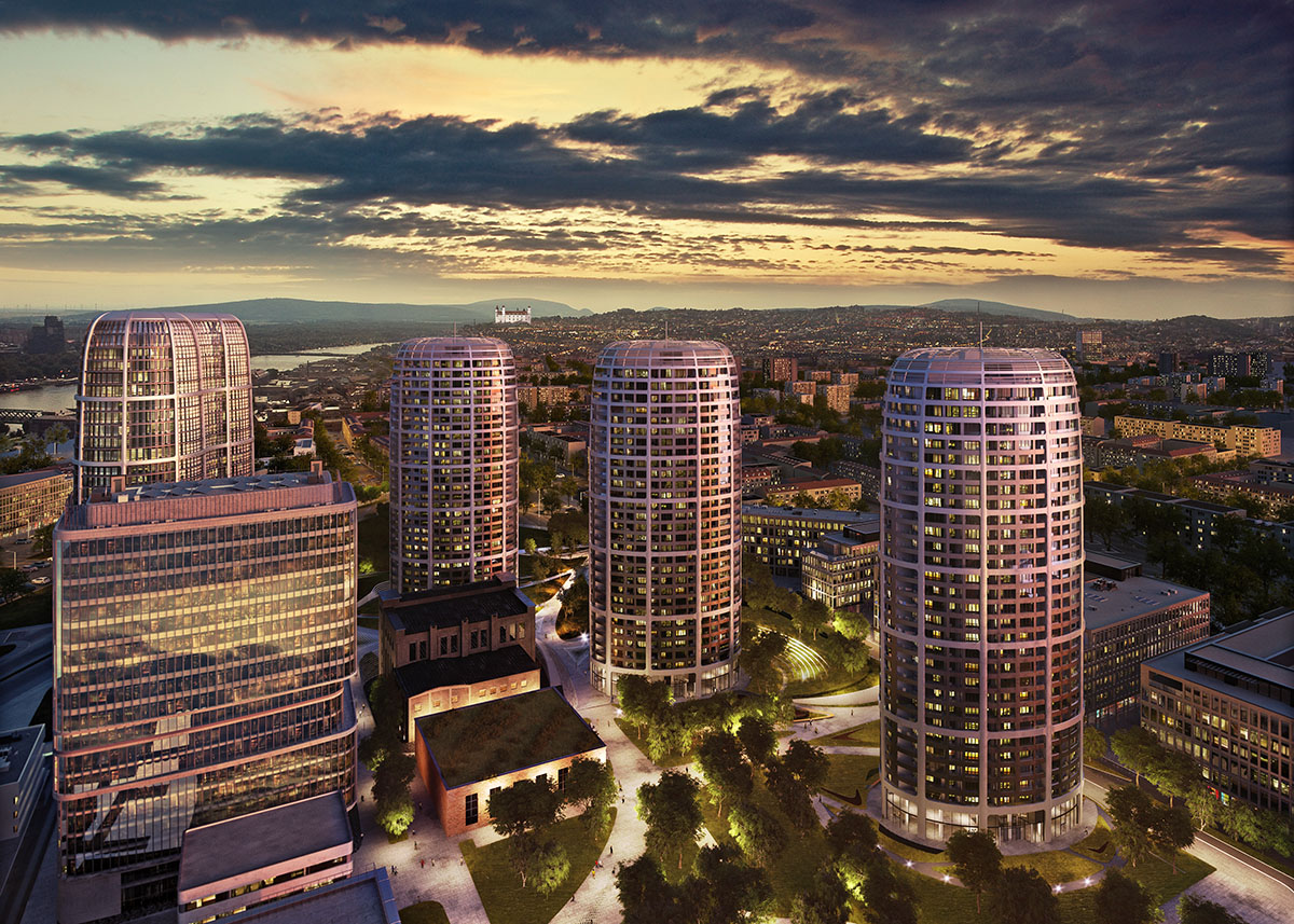 Construction work started on ZHA’s Sky Park in Bratislava