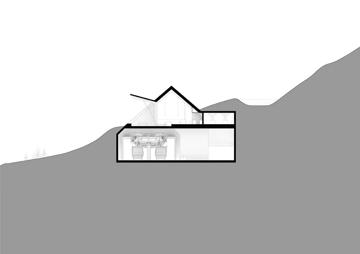 Peter Pichler Architecture crafts mountain mobility with wooden stations and a hut in the Alps