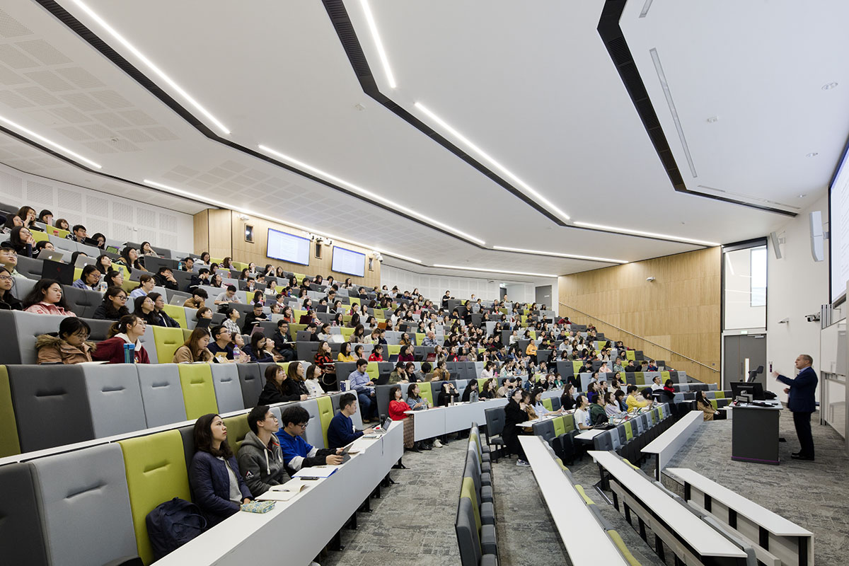 FaulknerBrowns Architects completes teaching and learning centre with pyramidal roofs in Durham