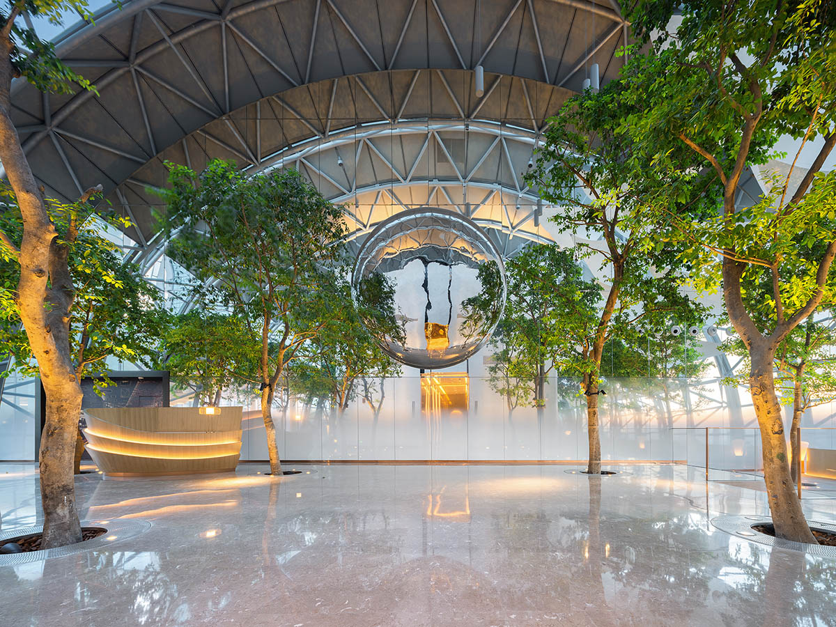CL3 Architects combines Chinese motifs and crafts in interiors of Chongqing Raffles City complex
