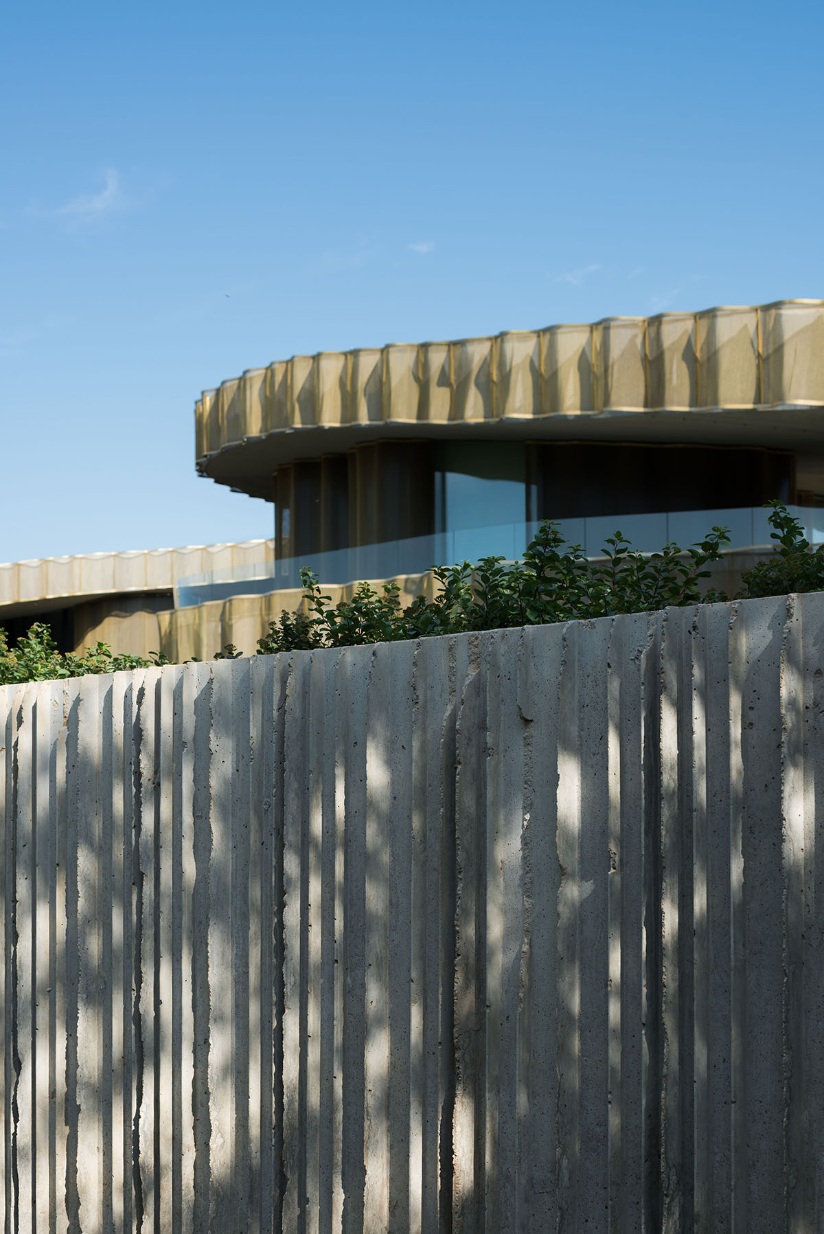 J. Mayer. H built this flower-shaped residence as a camouflage from the environment in near Moscow