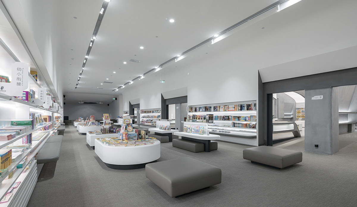 Gonverge Interior Design completes futuristic Fengdong E Pang Bookstore in Xi'an City