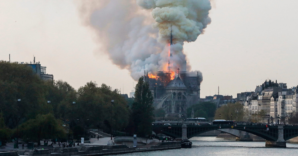 Notre-Dame Cathedral in Paris Is Under Fire