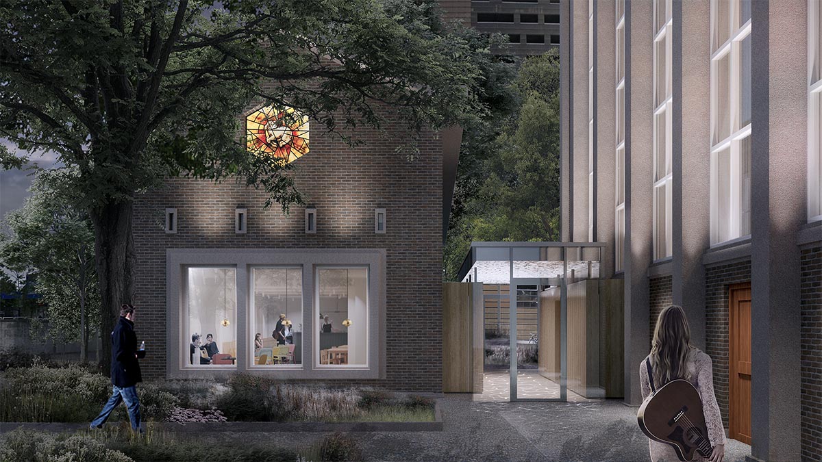 Powerhouse Company transforms post-war church into a music hub in Rotterdam 