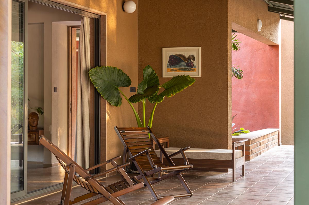 Farmhouse by Studio DesignSeed becomes a natural extension of its surroundings on Indian hills